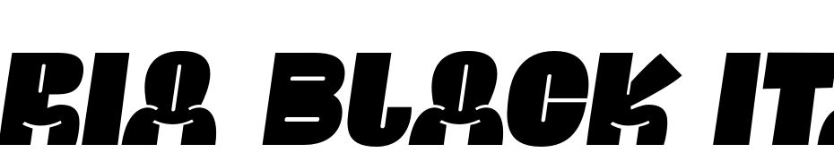 RIA BLACK ITALIC Font Download Free